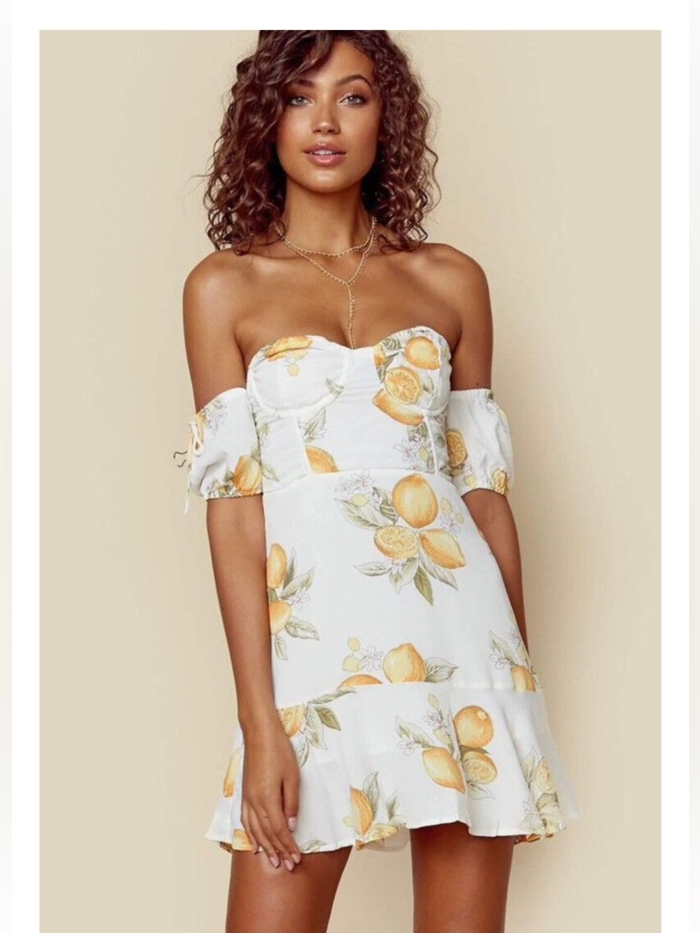 NWT For Love and Lemons Lemonade Mini dress size XS